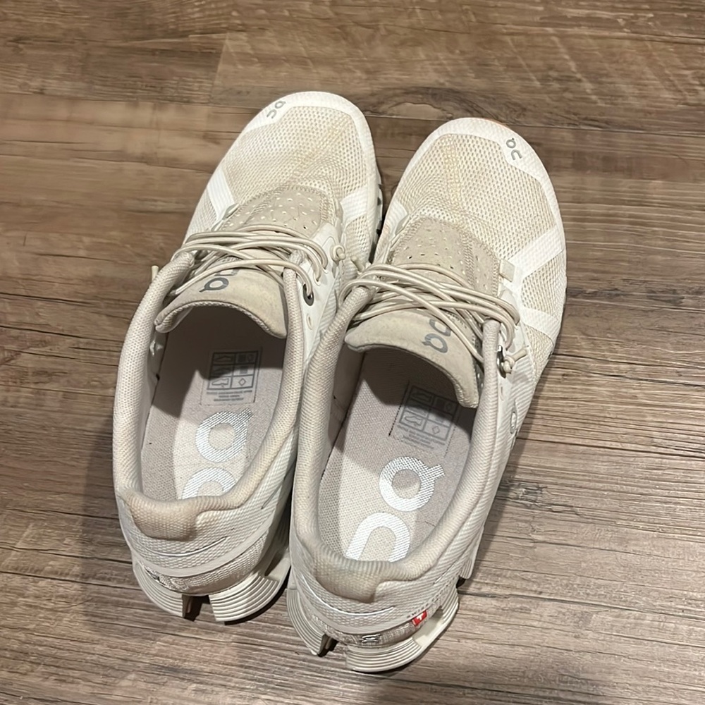 On Cloud running shoes.